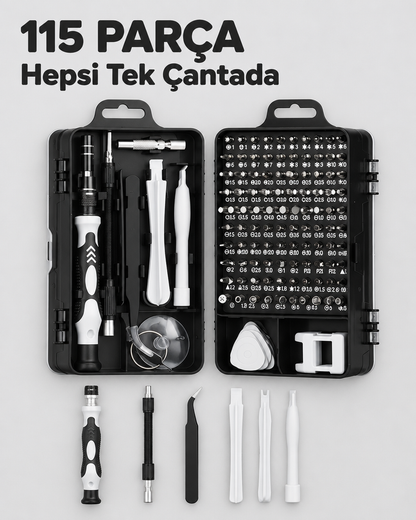 Hassas tornavida seti kare 2