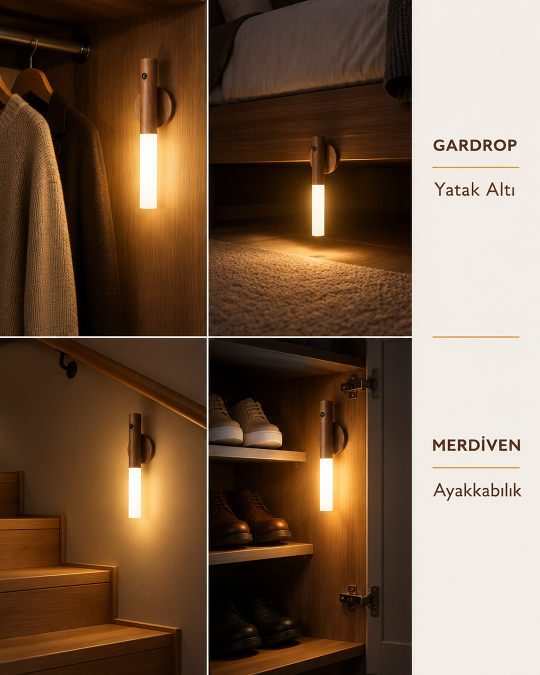 Sensörlü akıllı LED lamba kare 3