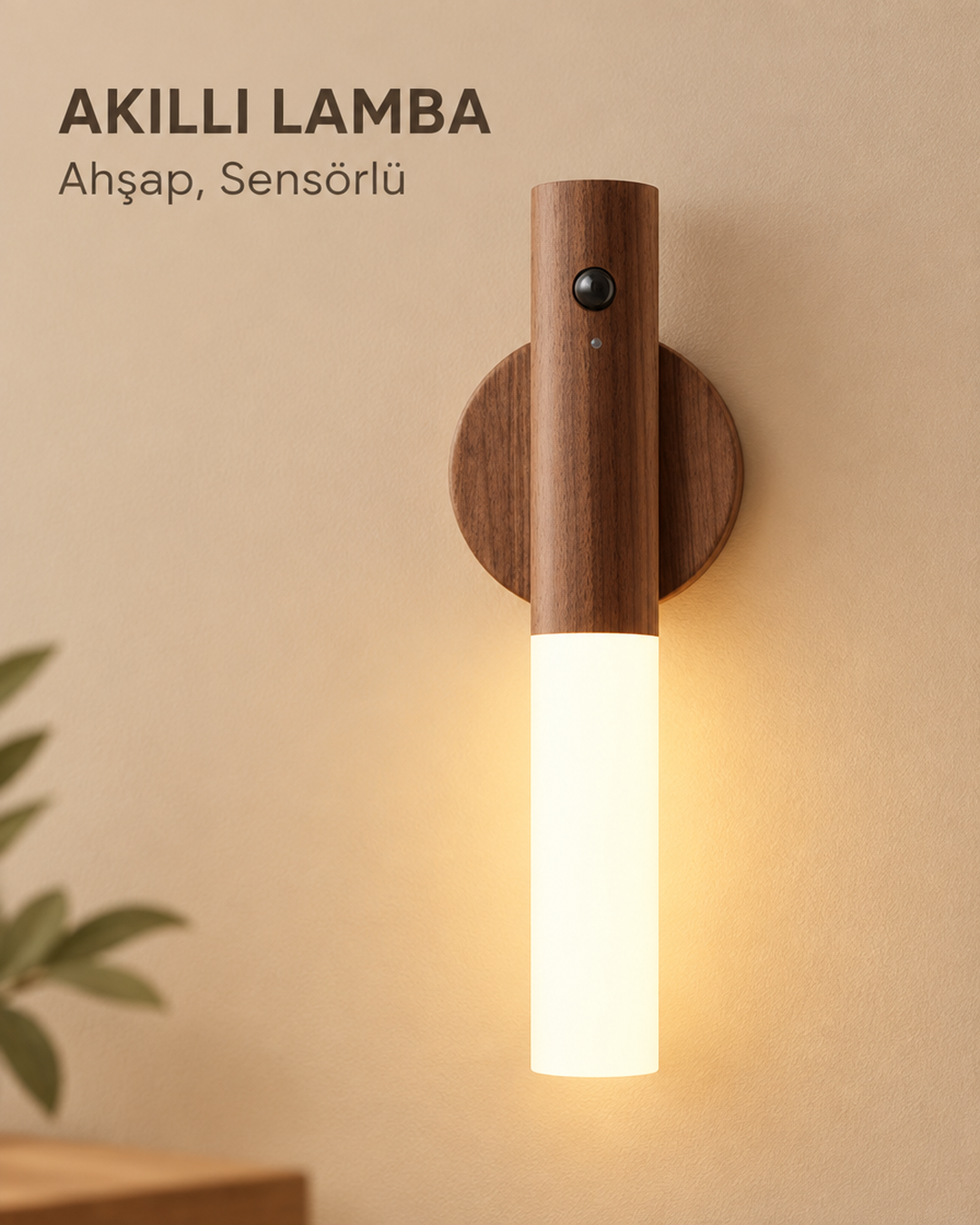 Sensörlü akıllı LED lamba kare 4